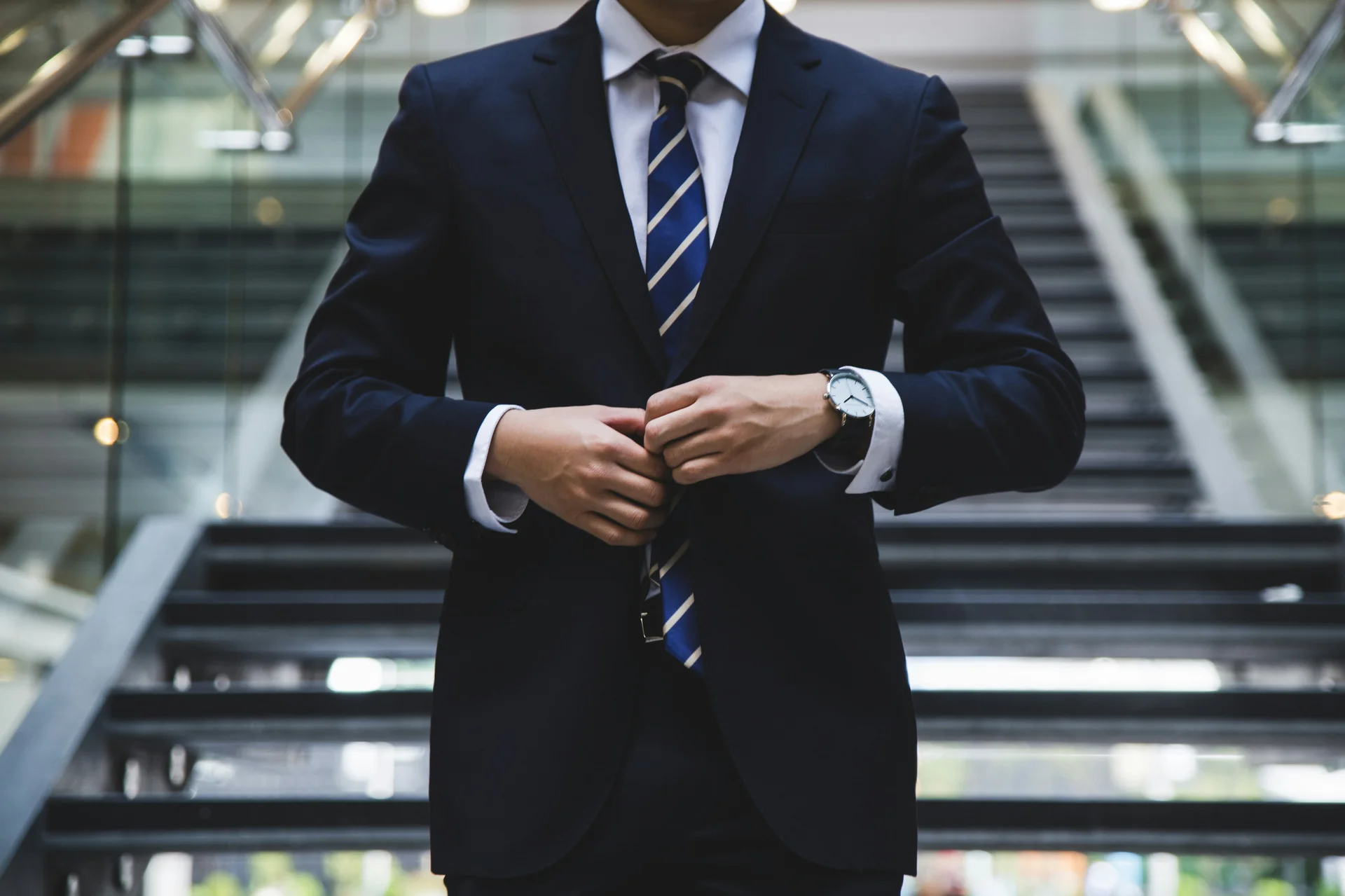 Business professional celebrating career growth after a successful placement with Sentinel Talent Partners